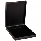"Designer" Jewelry Set Box in Onyx & Jet (2-Pc. Packer)