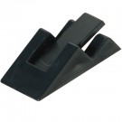 Single-Clip Plastic Ring Displays in Black, 1.5" H