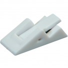 Single-Clip Plastic Ring Displays in White, 1.5" H