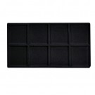 8-Compartment Inserts for Full-Size Utility Trays in Jet, 14.13" L x 7.63" W