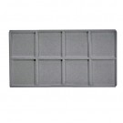 8-Compartment Inserts for Full-Size Utility Trays in Gainsboro, 14.13" L x 7.63" W
