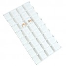 32-Compartment Inserts for Full-Size Utility Trays in Pearl, 14.13" L x 7.63" W