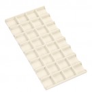 32-Compartment Inserts for Full-Size Utility Trays in Ivory, 14.13" L x 7.63" W