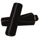 Zippered Pouch for Bangles & Watches in Black Velvet, 3 x 11.75 in.