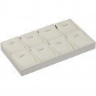 8-Pendant Configurable Inner Trays in Ivory, 8.13" L x 4.63" W