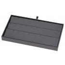 15-Pair Earring or Pendant Configurable Inner Trays in Carbon Black, 8.13" L x 4.63" W