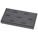 7-Slot Configurable Inner Ring Trays in Carbon Black, 8.13" L x 4.63" W