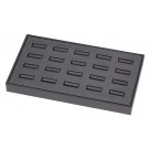 20-Slot Configurable Inner Ring Trays in Carbon Black, 8.13" L x 4.63" W