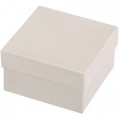 Cotton Filled White Box - E. 3 3/4" x 3 3/4" x 2"