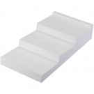 3-Level Stepped Risers for Presentation Trays in Pearl, 15.75" L x 8.5" W