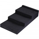 3-Level Stepped Risers for Presentation Trays in Obsidian, 15.75" L x 8.5" W