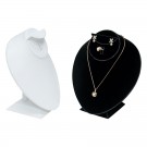 Jewelry Set Combination Neck Form Combination Bust Displays in Pearl, 7.5" L x 6.5" W