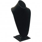 14.5" H Standing Neck Bust Display - Black Velvet