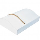 Contoured Flat Bracelet Displays in Pearl, 10" L x 6.13" W