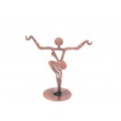 2-Pair Mini Figure Earring Stands in Copper, 3.38" W x 3.25" H