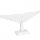 10-Pair Winged Earring Stands in Pearl, 12.5" W x 6.5" H