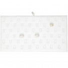 50-Clip Ring Inserts for Full-Size Utility Trays (Horizontal Orientation) in Pearl, 14.13" L x 7.63" W
