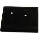 23-Slot Curved-Front Ring Trays in Obsidian, 9.5" L x 7.5" W