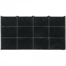 12-Compartment Inserts for Full-Size Utility Trays in Jet, 14.13" L x 7.63" W