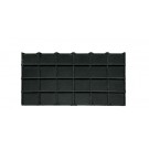 24-Compartment Inserts for Full-Size Utility Trays in Onyx, 14.13" L x 7.63" W