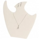 Easel-Back Necklace + Earring Combination Displays in Sandstone, 9.38" W x 9.5" H
