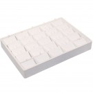 25-Pair Stud Earring Stackable Trays in Pearl, 12.5" L x 8.75" W