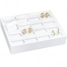 16-Pair Drop Earring Stackable Trays in Pearl, 9" L x 7.25" W