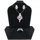 Jewelry Set Combination Display Forms in Jet, 4.5" L x 3.25" W