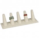 5-Finger Ring Displays in Linen, 8" L x 2.13" W