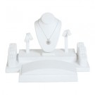 10-Piece Combination Jewelry Display Set in Pearl