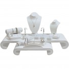 17-Piece Combination Jewelry Display Set in Pearl