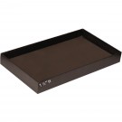 Stackable Full-Size Utility Trays in Onyx, 14.75" L x 8.25" W
