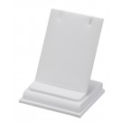 Single-Pair Standard Earring or Pendant Easels in Vienna White, 2" L x 2" W