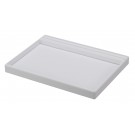 Couture Utility Trays w/Slot for Rings or Bangles in Vienna White, 11.5" L x 9" W