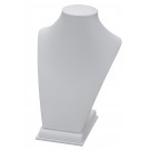 Small Couture Bust Displays in Vienna White, 6" L x 6" W