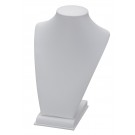Large Couture Bust Displays in Vienna White, 6.75" L x 6.75" W