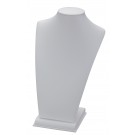 Extra-Large Couture Bust Displays in Vienna White, 7.25" L x 7.25" W