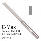 GRS 022-715 C-Max Carbide Graver Parallel Flat #41 1.2 MM