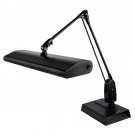 Dazor® Lumilus LED Desk-Base Task Lamp (31" Classic Arm, Black)