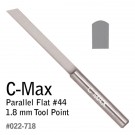 GRS 022-718 C-Max Carbide Graver Parallel Flat #44 1.8 MM