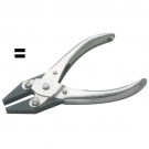 Parallel Flat Nose Pliers- Serrated-Jaws