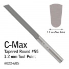 GRS 022-685 C-Max Carbide Graver Tapered Round #55 1.2 MM