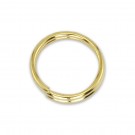 Split Rings 6 mm, Gold Plating