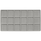 18-Compartment Inserts for Full-Size Utility Trays in Gainsboro, 14.13" L x 7.63" W