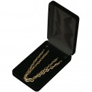 "Verona" Medium Necklace Box in Black Velvet