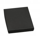 Box of 100 Black Cotton Filled Boxes (3 1/2" x 3 1/2" x 1")