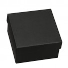 Box of 100 Black Cotton Filled Boxes (3 3/4" x 3 3/4" x 2")