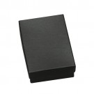 Box of 100 Black Cotton Filled Boxes (3 1/4" x 2 1/4" x 1")