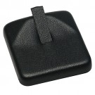 Single Ring Clip Display Black Faux Leather