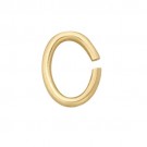 14k Yellow Open Oval Jump Ring